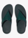 FitFlop Lulu Glitter Flip Flops, Deep Teal