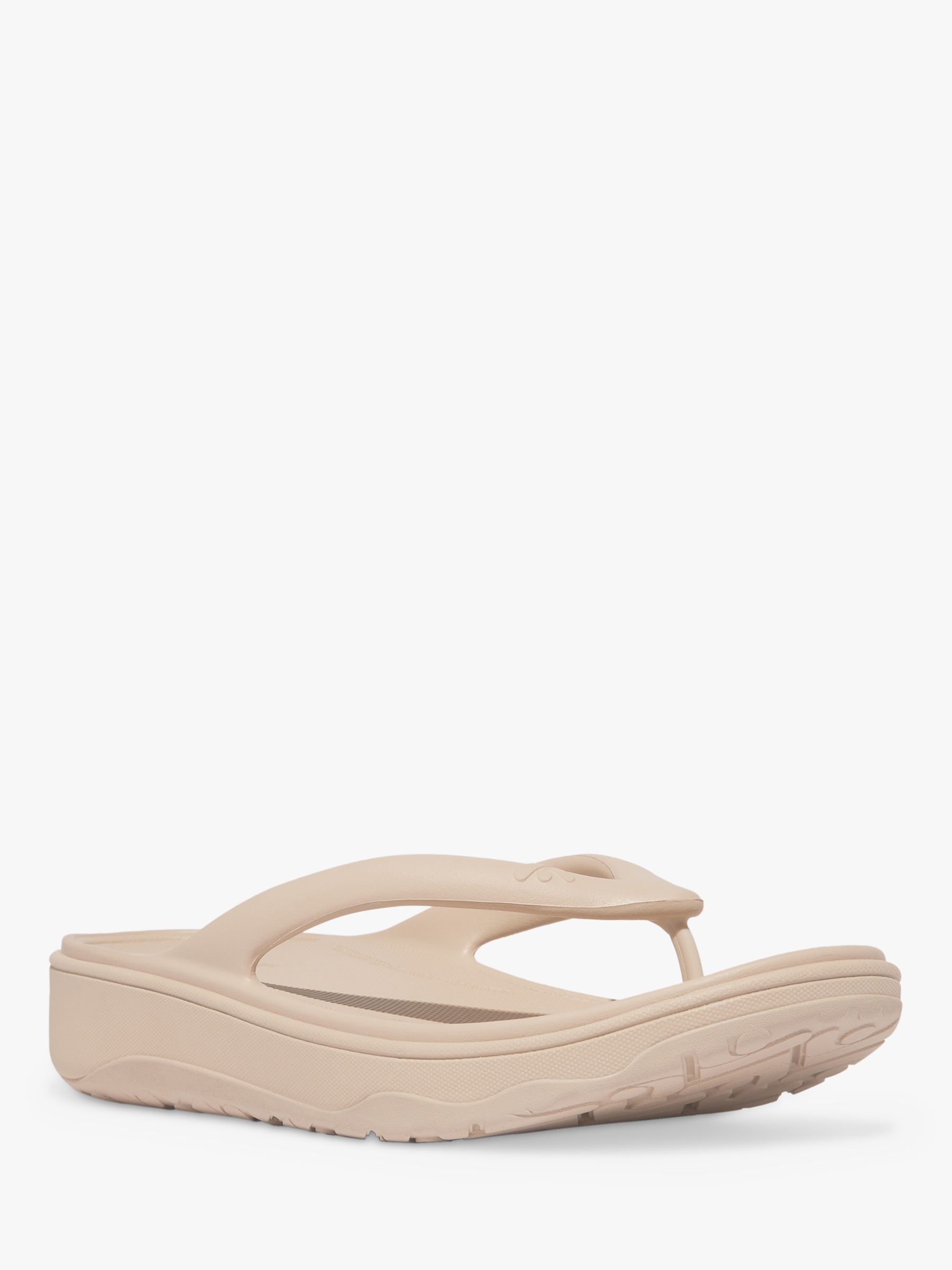 FitFlop Relieff Recovery Toe Post Sandals, Stone Beige