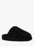 FitFlop iQushion D-Luxe Mule Slippers, All Black