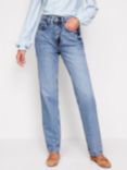 Boden High Rise Straight Leg Jeans