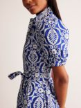 Boden Alexa Paisley Maxi Dress, Blue/White