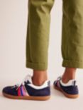 Boden Erin Retro Trainers, Navy/Rainbow