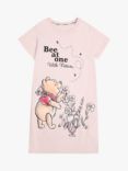 Brand Threads Winnie The Pooh Nature Nightdress, Pink/Multi