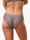 Triumph Tai Lace High Leg Briefs, Pigeon Grey