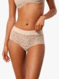 Triumph Illusion Lace Shorty Briefs, Nude Beige