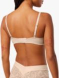 Triumph Body Make-Up Illusion Lace Balconette Bra, Nude Beige