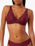 Triumph Body Make-Up Illusion Lace Padded Underwired Bra, Woodrose