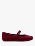 Melissa Velvet Ballerina Pumps, Red