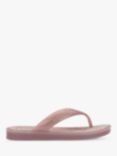 Melissa Possession Flip Flop II Jelly Shoes, Beige