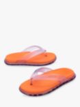 Melissa Lover Plus Sandals, Clear/Orange