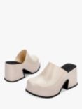 Melissa Mia Block Heeled Sandals, Beige/Black