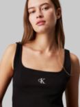 Calvin Klein Jeans Logo Rib Tank Top