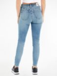 Calvin Klein High Rise Super Skinny Jeans, Light Blue