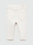 Mango Kids' Elena Jeans, Natural White