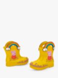 Melissa Kids' Peppa Pig Wellington Boots, Yellow/Multi