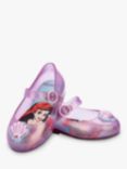 Melissa Kids' Sweet Love Disney Princess The Little Meramid Ballet Flats, Pink/Multi