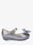 Melissa Kids' Ultragirl Sweet Ballet Flats, Pearly Silver