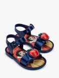 Melissa Mar Disney Snow White Sandals, Metallic Blue/Red