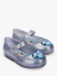 Melissa Kids' Sweet Love Disney Princess Cinderella Ballet Flats, Silver/Multi