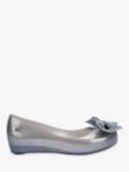 Melissa Kids' Ultragirl Sweet Ballet Flats, Pearly Silver