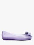 Mini Melissa Kids' Bow Slip On Shoes, Lilac