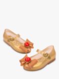 Melissa Kids' Sweet Love Disney Princess Snow White Ballet Flats, Pearlish Beige/Gold