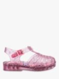 Melissa Kids' Sparkle Jelly Shoes, Pink