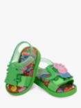 Melissa Kids' Jump Peppa Pig Sandals, Green/Multi