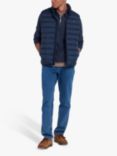 Farah Cotton Zip Sweatshirt, True Navy