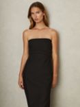 Reiss Arwen Bandeau Dress, Black