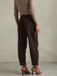 Reiss Alession Utility Trousers, Chocolate