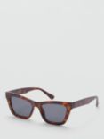 Mango Juana Sunglasses, Dark Brown