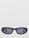 Mango Jupiter Sunglasses, Black