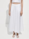 Mango Creta A-Line Skirt, White