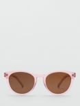 Mango Janira Sunglasses, Pastel Pink