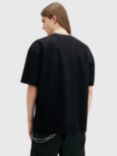 AllSaints Subverse Short Sleeve Crew T-Shirt, Black