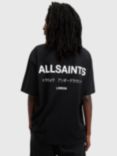 AllSaints Underground T-Shirt, Jet Black