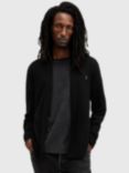 AllSaints Mode Merino Cardigan, Black