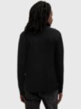 AllSaints Mode Merino Cardigan, Black