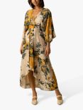 Raishma Sophia Floral Dress, Yellow/Multi