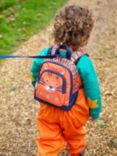 Frugi Kids' Little Adventurers Backpack, Salamander/Tiger