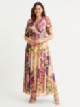 Scarlett & Jo Verity Floral Dress, Purple/Multi