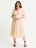 Scarlett & Jo Victoria Dobby Dress, Cream