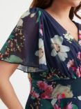 Scarlett & Jo Victoria Floral Dress, Navy/Multi