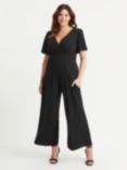 Scarlett & Jo Angel Wing Jumpsuit, Black