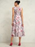 Hobbs Carly Floral Dress, Pale Pink/Multi