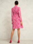 Hobbs Janaya Mini Dress, Pink/Multi