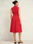 Hobbs Sandra Sleeveless Dress, Begonia Red