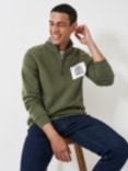 Crew Clothing Salcombe Patch Half-Zip Sweatshirt