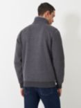 Crew Clothing Classic Half-Zip Sweater, Charcoal Grey